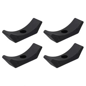 El tutamakları 4 PCS Dumbbell Raf Dayanıklı Saddles Plastik Depolama Rafı Ev Egzersiz Aracı Kradles PP Paletler Fitness Ağırlık Gücü 231007