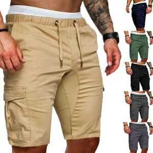 Mens Shorts Kargo Pantolon Erkek Yaz Şortları Sıradan Katı Cep Egzersiz Pantolon Jogger Pantolon Artı Beden M-XXL307K