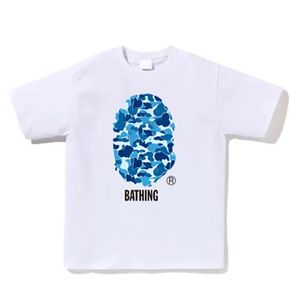 Designer Mens T Shirt Fashion Shark Printing T Shirts Jacket Men Women High Quality Casual Shirts Purple Blue Green Size M-2XL