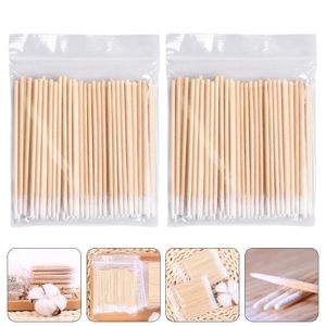 Cotton Swabs 1000 Pcs Eyelash Cotton Swab Disposable Makeup Applicator Long Swabs Birch Cleaning Sticks 231007