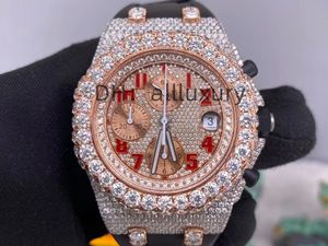 Luxusuhren Herrenuhr Designeruhren Hochwertige Uhrwerke Herrenuhren Moissanit-Uhr Iced Out-Uhr Diamantuhr Montre Automatische mechanische Uhr 124