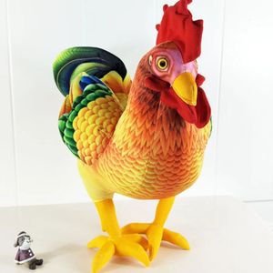 Decompression Toy Children Plush Toys simulation cock Chicken doll Baby Kid Stuffed Birthday Gift 231007