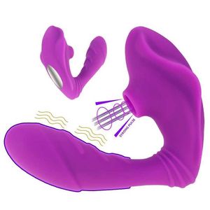 Секс-игрушки для взрослых для женщин, вибратор для сосания влагалища, женский двойной вибрационный 10-скоростной стимулирующий точечный клитор, женская мастурбация, фаллоимитатор, игрушки