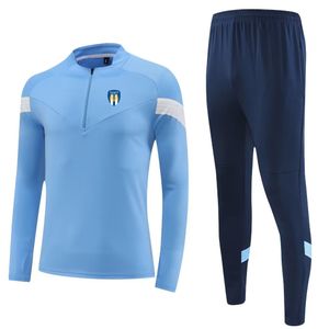 Colchester United Children Mens Leisure Sports Suit Uzun Kollu Yarım Fermuar Açık Boş Zaman Eğitim Takım Kazan