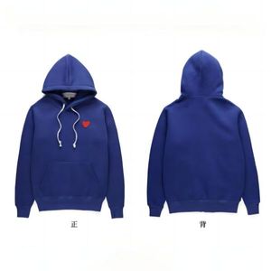 Mens Hoodies Sweatshirts 21s Tasarımcı Oynat Commes Jumpers des Garcons Mektup Nakış Uzun Kollu Külot Kadın Kırmızı Kalp gevşek De Af