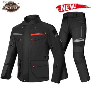 Andra kläder Lyschy 2022 Vattentät motorcykeljacka Man Motocross Jacket Protective Gear Moto Suit Motorcykel Riding Jacket för 4 SeasonL231007