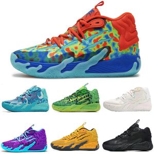 MB.03 Guttermelo Green Rick and Basketball Shoes Nft Men Men Lamelo MB3 III 3S Ball Lamelo Blue Morty Lafrance Forever Rare Kids Sport