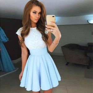 Summer Maternity Dress Casual Lace Cocktail Party Mini Dress Ladies Summer Short Sleeve Skater pregnancy Dresses Cute vestidos35 Q2996