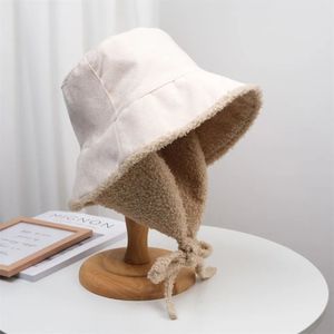 Beanieskull Caps Womens Winter Hat Warm Fisherman With Ear Flap Fashion Designer Bucket Outdoor Sun Panama 231006