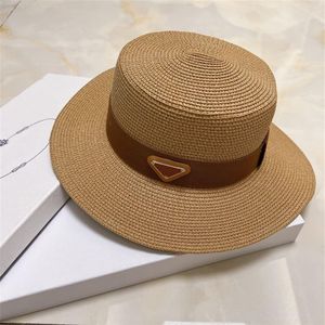 サマーストローハットサンハットキャップデザイナーバケツ帽子レディースマンファッションビーチキャップクラシック6色屋外サンハットフィットハットbaseb284p