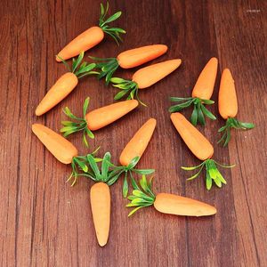 Fiori decorativi 12 pezzi Ciondolo carota decorazione carota artificiale pasquale 2023 appeso per regalo per bambini a casa