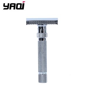 Lâminas de barbear Yaqi ajustáveis The Final Cut Chrome Color mens Safety Razor 231007