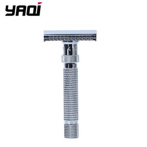 Lâminas de barbear Yaqi ajustáveis The Final Cut Chrome Color mens Safety Razor 231007