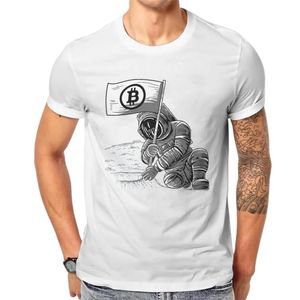 Men's T-Shirts Crypto Cryptocurrency BTC Miner Tshirt Classic Graphic Streetwear Tops Plus Size Cotton Crewneck T Shirt304H