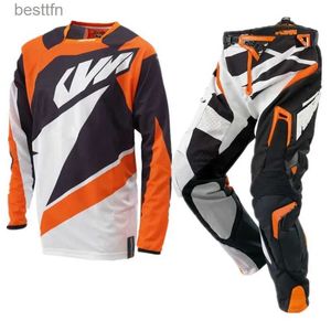 Andra Apparel 10 Men's MX Gear Set Combination Motorcykel ATV och byxor Motorcykel längsgående racingdräkt Men High Quall231007