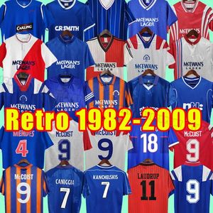 Glasgow Rangers fc Maglie calcio retrò GERRARD GASCOIGNE LAUDRUP gerrard MCCOIST Maglia da calcio uomo Uniformi S-XXL 02 03 08 09 82 83 84 87 88 90 92 93 94 96 97 99 00 2009