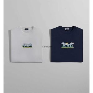 Mode herrkläder Kith Monday Project Cloud Tee Cloud Short Sleeve Summer New