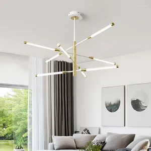 Pendant Lamps Postmodern Minimalist Chandelier Designer Study Dining Room Bedroom Living Lamp Creative Personality Ins