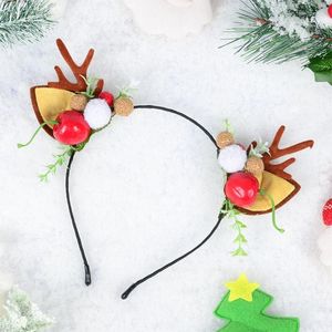 クリスマスパターンフェスティバルの創造洗練されたクリスマスのヘッドバンドityドロップを備えた帽子のアントラーヘッドウェア