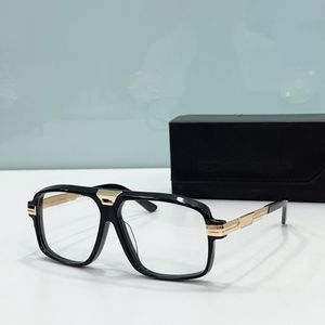 Mens Eyewear Eyeglasses Black Gold Full Rim Frame Optical Glasses Frames Fashion Sunglasses Frame with Box