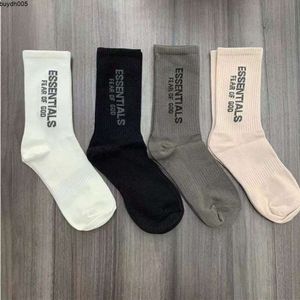 Khmn Essentialsocks Hosiery Bear Printed High Street Cotton Long Tube Four Seasons Trend Sports Men and Women