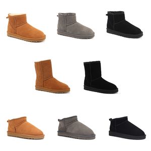 Australien Platform Classic Ultra Mini Boots Ankle Boot Designer Snow Half Boots Winter Fur Warm Womens Mens Boots C1013