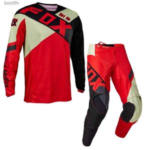Outros vestuário 180 FGMNT Calças Combo MX Gear Set Motocross Racing Outfit MTB ATV UTV Dirt Bike Suit Enduro Off-road Moto Kits MenL231007