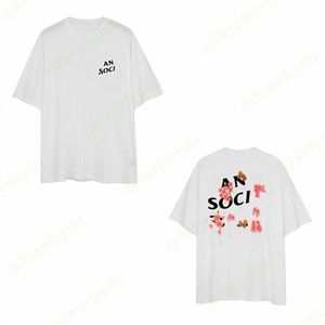 メンズTシャツレディースデザイナーTシャツ稲妻反射Tシャツカラー英語のアルファベット服チェリーブロッサムバタフライグラフィック229S