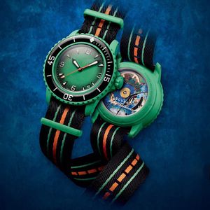 Ocean Watch Mens 시계 바이오 세라믹 자동 기계적 시계 고품질 전체 기능 태평양 남극 해양 인도 시계 디자이너 Moveme