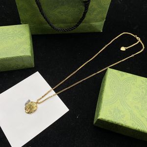 Designer Designad Pendant Necklace Fashion Single Diamond Atmosphere Necklace Women's Jewelry High Quality Present Box