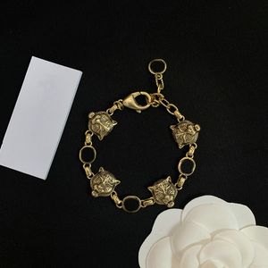 New Designer Bracelet Charm Chain Gold Plated Bracelets Top Chains Fashion Jewelry Women Gift Without Box