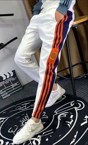 2023 Herrbyxor Mens Sweatpants med fickor joggar för män sport casual sportbyxor dragstring