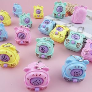 RockPapersCissors nyckelkedja Pendant Toys Party Favor Cartoon Ryggsäck Gissa Boxning Keychain Kids Jul Födelsedagspresent