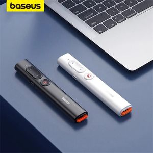 Smart Remote Control Baseus Wireless Presenter PPT Page Turner USB Pointer with Infrared Pen For Projector Powerpoint Slide 231007