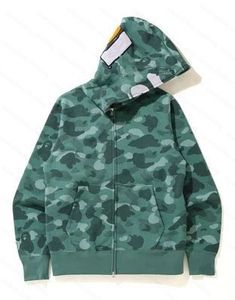 Bape Hoodies günstige Sharks Hoodies mit durchgehendem Reißverschluss Herren Damen Mode Herren Deisigners Schwarz Weiß Jacke Mann Hochwertige lässige Sweatshirts Bapesta Hoodies Z19L