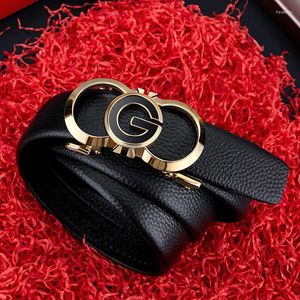 Belts Men's Leather Belt Automatic Buckle High-end Brand Fashion Personalized Trouser