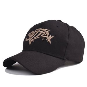 Bollmössor 2021 Fiske CAP Baseball för män Sunshade Sun Fish Bone Embroidered Hook High Quality Hats Dad Hat G Loomis2288