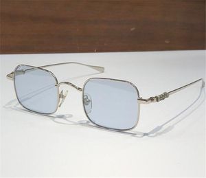 Neue quadratische Sonnenbrille im Modedesign CHUCK Retro-Metallrahmen bunte bonbonfarbene Gläser einfacher Stil High-End-UV400-Schutzbrille für den Außenbereich