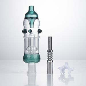 Love_e_cig CSYC NC016 Cachimbos de cachimbo de água Bubbler PRO OD 32mm 14mm Difusor de gaiola Perc Cerâmica Quartz Nail Rig Oil Glass Bongos de água