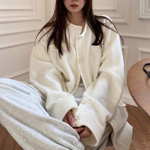 Maglioni femminili fiumi 2023 maglione invernale cappotto sciolto di abbigliamento da esterno alla moda a maglia