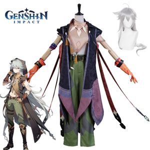 Game Genshin Impact Cosplay Razor Cosplay Costume Wig Outfit Halloween Costume For Adult Mencosplay