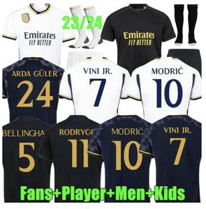 23/24 Bellingham Vini Jr Soccer Jerseys Mbappe Tchouameni 2023 2024 Football Shirt Real Madrids Camaveringa Rodrygo Modric Camisetas Men Kids Kit Fans Fans Player