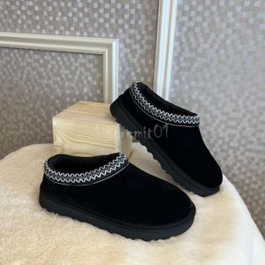 Pantofole firmate Pantofole da donna Stivaletti in pelle scamosciata Stivali con plateau Tazz Stivali australiani Moda Scivoli invernali Scarpe da uomo