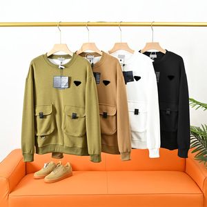Men's Hoodies & Sweatshirts 70156 Business casual collar solid color sweater designer sweater men winter Warm Double label 3XL 4XL 5XL