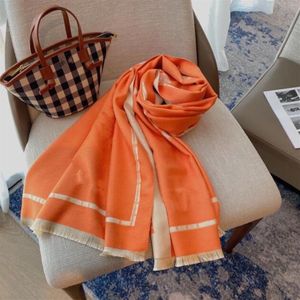 Woman High Quality Cashmere Scarf Men and Women Winter Warm Scarves Ladies Shawls Big Rectangle Letter Pattern Wool Print Pashmina232C