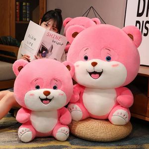 Bonecas de pelúcia bonito urso rosa brinquedos grandes ursos de pelúcia travesseiro recheado amantes macios meninas presente de aniversário dos namorados 231007