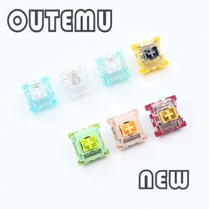 Keyboard Covers Outemu Switch Mechanical Switches 3Pin Linear Tactile Silent Clicky Similar Holy Panda Lube RGB Gaming MX 231007