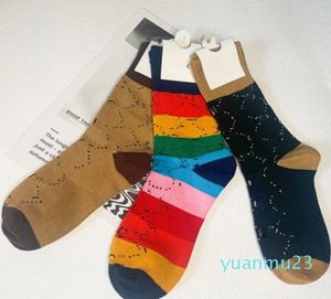 Männer Frauen G-Buchstabe Socken bestickte Baumwolle Wolle Streetwear Socken und Women039s Design Sportsocken