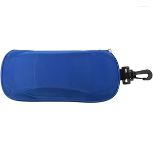 Fashion Accessories Blue Car Shape Eyeglasses Eye Glasses Sunglasses Case With Zipper