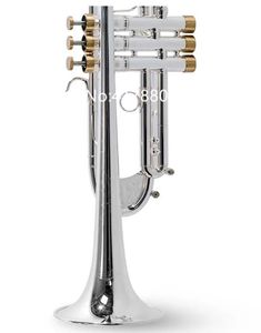 Yeni Varış LT197GS-77 Trompet B Düz Gümüş Kaplamalı Yüksek Kaliteli Müzik Enstrüman Vaka Ücretsiz Kargo